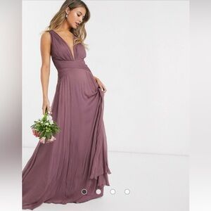 ASOS Dusty Purple Maxi Dress